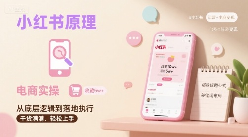 小红书原理以及详细实操流程,小红书电商教程