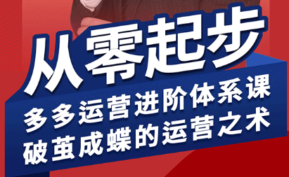 海神·拼多多运营进阶系统课(更新9月)-星火轻创