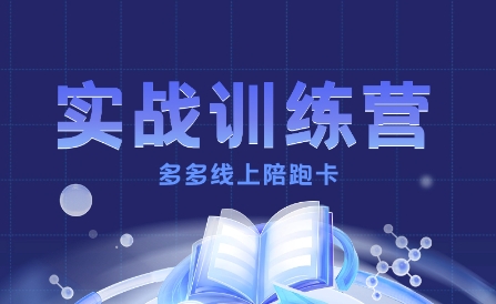 多多实战训练营,从0到1打造一个真正賺钱的店铺