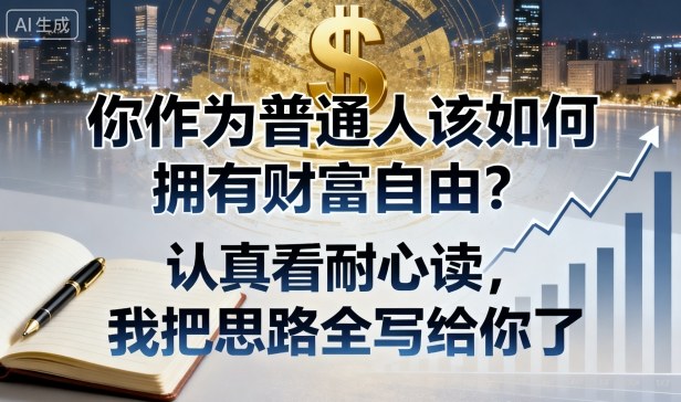 付费文章：你作为普通人该如何拥有财富自由？认真看耐心读，我把思路全写给你了-星火轻创