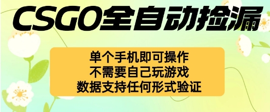 自动挂G捡漏，不用自己挂G不用玩游戏，一个手机即可操作，新手小白轻松月入1W+【揭秘】-星火轻创