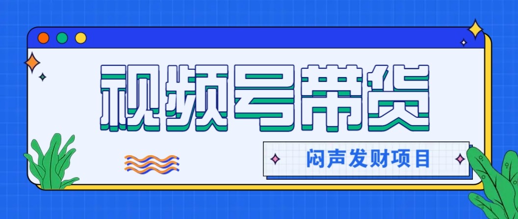 微信视频号带货项目，轻松日赚赚2000+，这个挣钱入口很多伙伴都在闷声发财-星火轻创