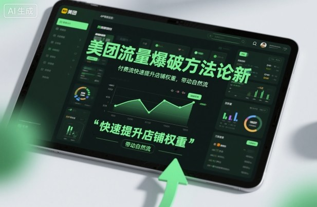 美团流量爆破方法论，付费流快速提升店铺权重，带动自然流-星火轻创