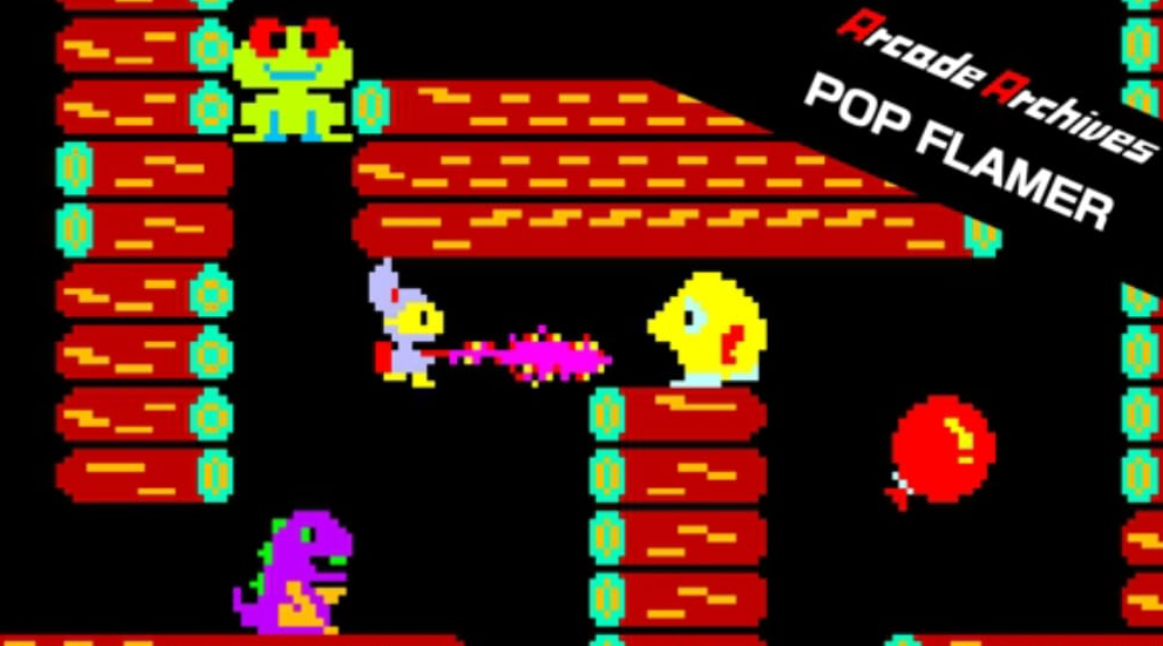 《街机：POP火焰 Arcade Archives POP FLAMER》Switch英文版NSP下载-星火轻创