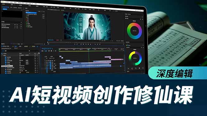 AI短视频创作修仙课，从炼气到金仙、爆款复刻、深度编辑，掌握全栈AI能力-星火轻创