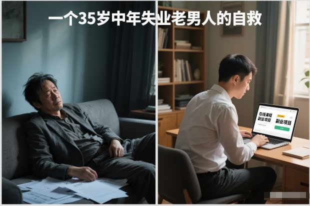 付费文章：一个35岁中年失业老男人的自救-星火轻创