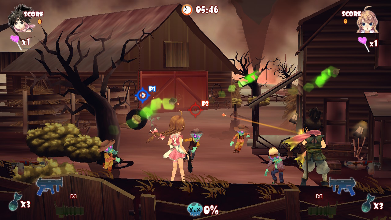 《僵尸梦游仙境DX .Zombie Panic in Wonderland DX》Switch美版英文NSP下载 – 含1.0.2补丁-星火轻创
