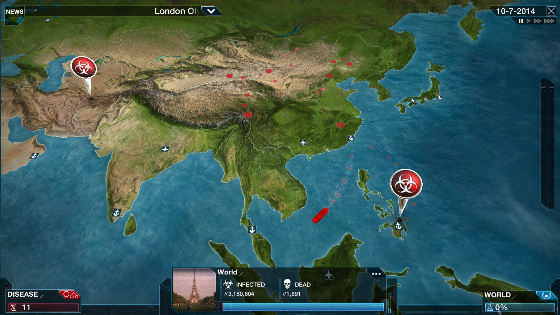PC游戏《瘟疫公司：物竞天择/瘟疫公司：进化/Plague Inc: Evolved》中文+Build.21244809下载-星火轻创