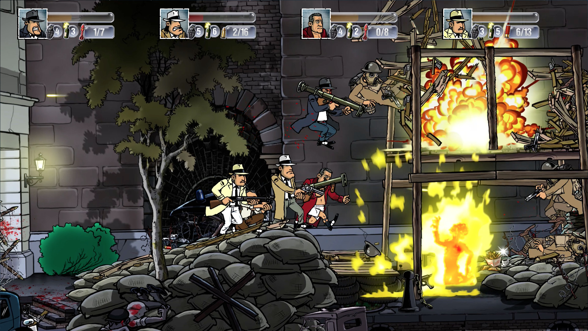 《枪血意大利黑手党 Guns, Gore & Cannoli》Switch美版中文NSP下载 – 含1.0.1补丁-星火轻创