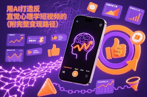 用AI打造“反直觉”心理学短视频的流量密码(附完整变现路径)-星火轻创