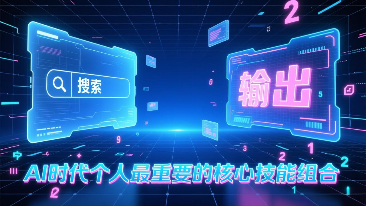 付费文章：AI时代个人最重要的核心技能组合：“输出能力”和“搜索能力”-星火轻创