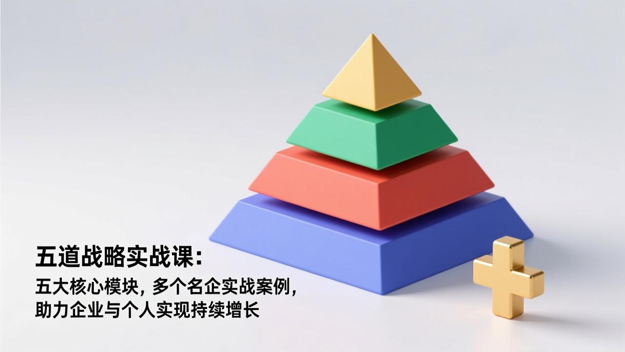 五道战略实战课：五大核心模块，多个名企实战案例，助力企业与个人实现持续增长-星火轻创