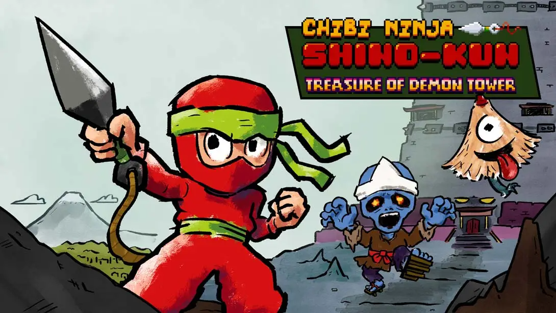 【美版】小忍者志乃君：魔塔宝藏 .Chibi Ninja Shino-kun Treasure of Demon Tower 英语-星火轻创