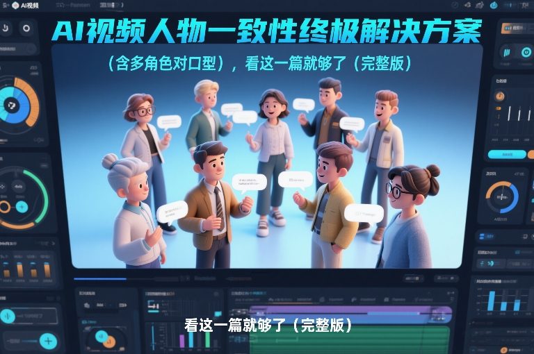 AI视频人物一致性终极解决方案(含多角色对口型)，看这一篇就够了(完整版)-星火轻创