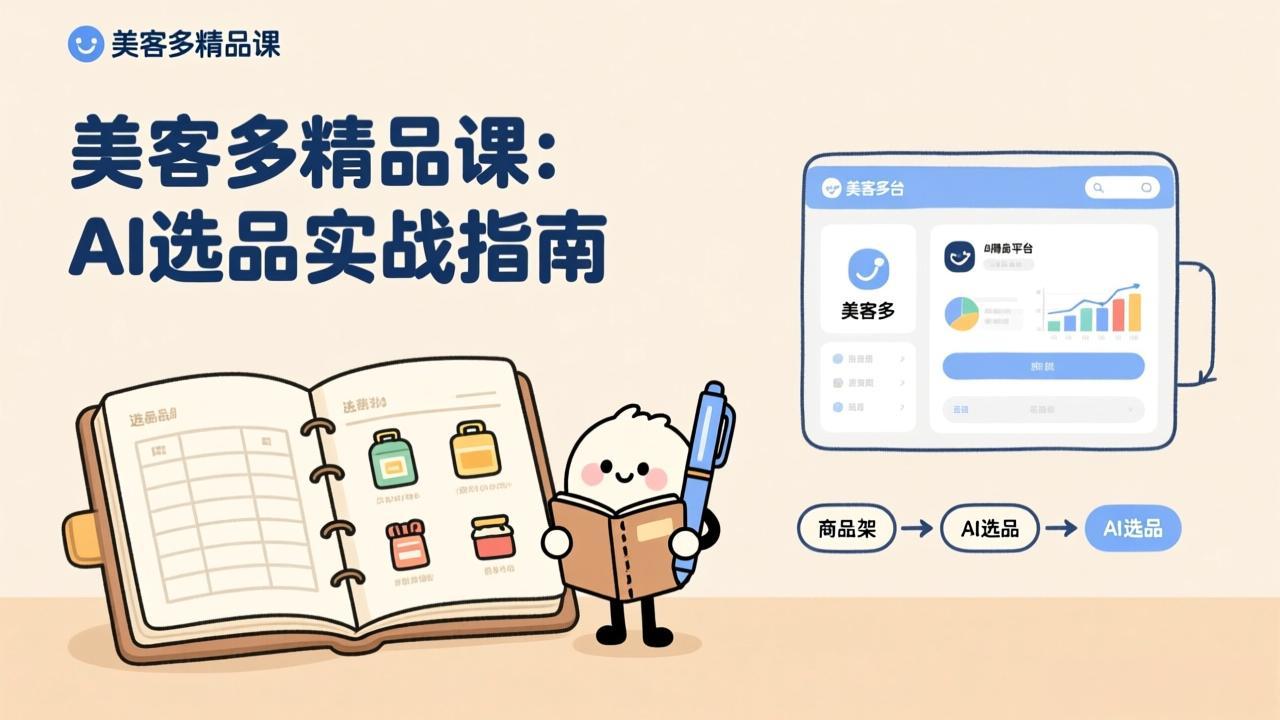AI+美客多精品课，工具实操、数据选品、AI优化，新手也能快速上手，月入5000+美元-小艾项目网