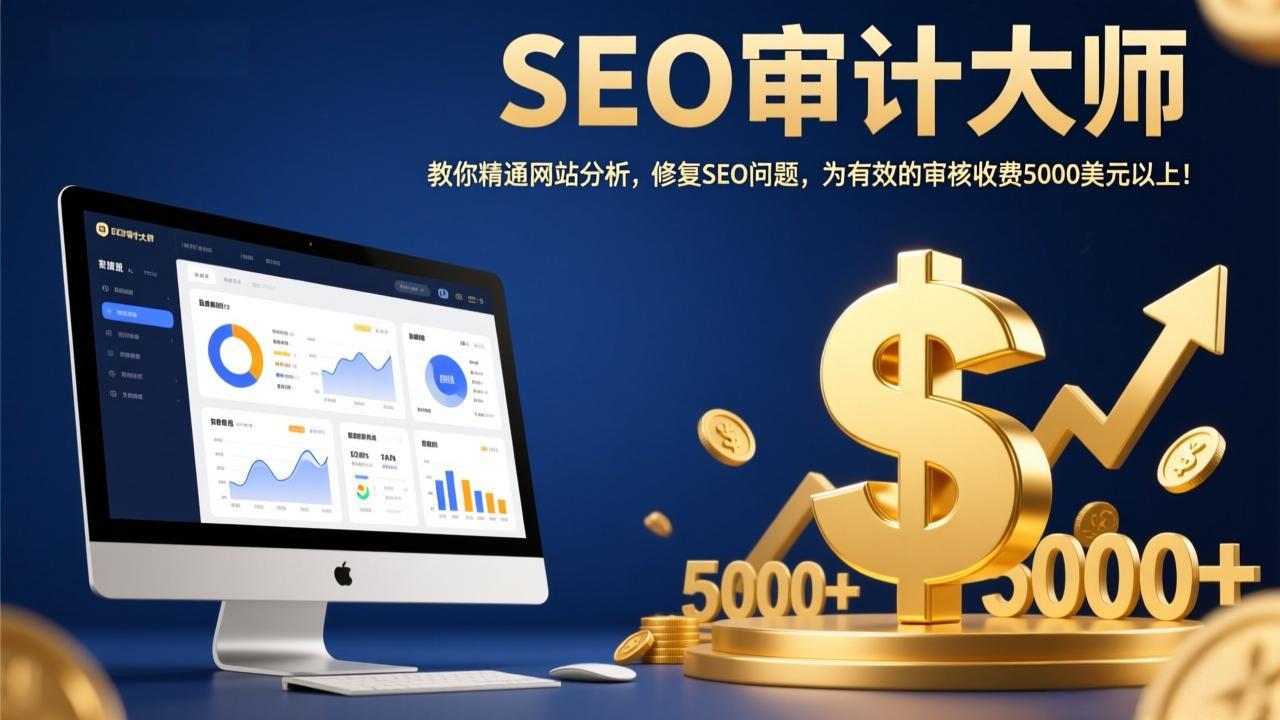 SEO审计大师：教你精通网站分析，修复SEO问题，为有效的审核收费5000美元以上！-星火轻创