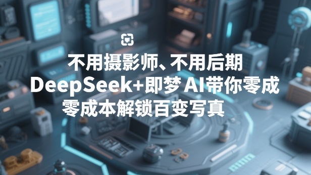 不用摄影师、不用后期，DeepSeek+即梦AI带你零成本解锁百变写真！-星火轻创