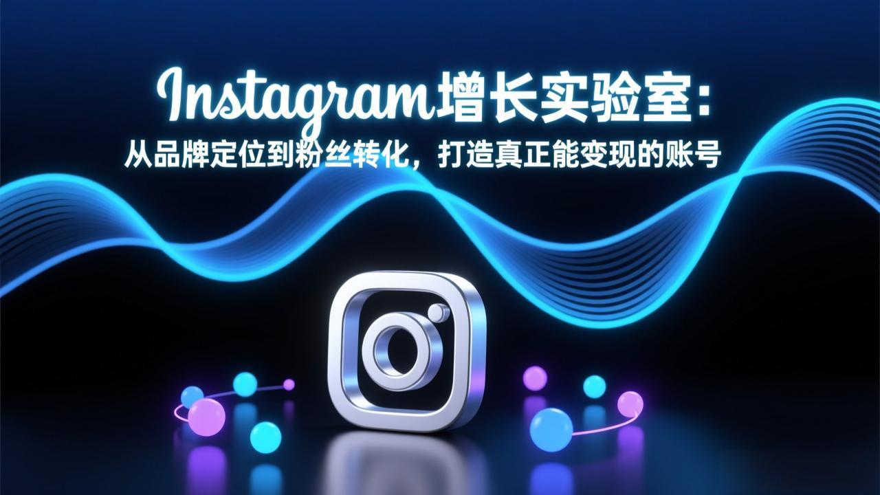 Instagram增长实验室：从品牌定位到粉丝转化，打造真正能变现的账号-星火轻创