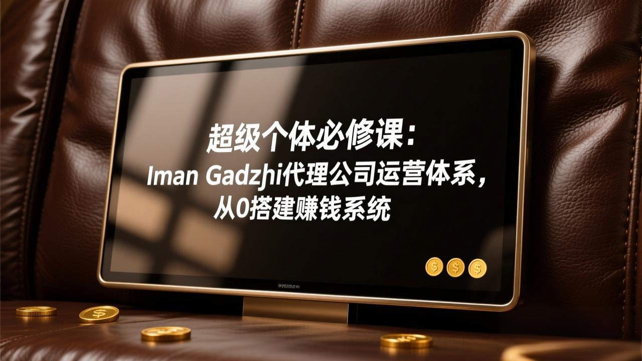超级个体必修课：Iman Gadzhi代理公司运营体系，从0搭建赚钱系统-星火轻创