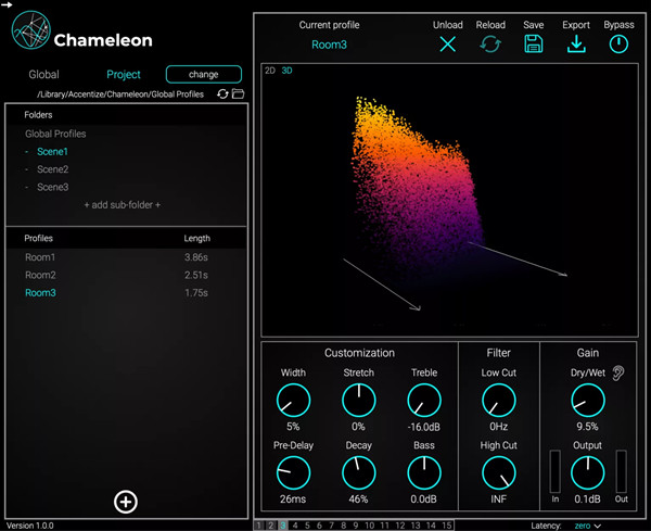Accentize Chameleon(智能音频插件) v2.1.1 免费版-小艾项目网