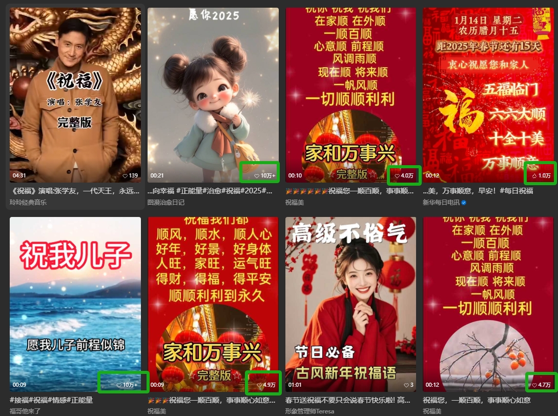 银发经济新年风口,儿女祝福视频爆火,一条作品上万播放,一定要抓住-星火轻创