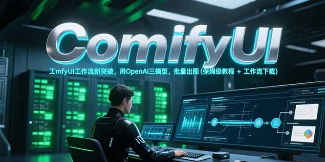 ComfyUI工作流新突破，用OpenAI三模型，批量出图(保姆级教程+工作流下载-星火轻创