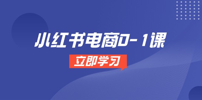 小红书电商0-1课，开店选品全流程，多平台素材处理与爆款笔记制作-小艾项目网