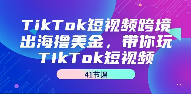 TikTok短视频跨境出海撸美金，带你玩TikTok短视频(41节课)-星火轻创