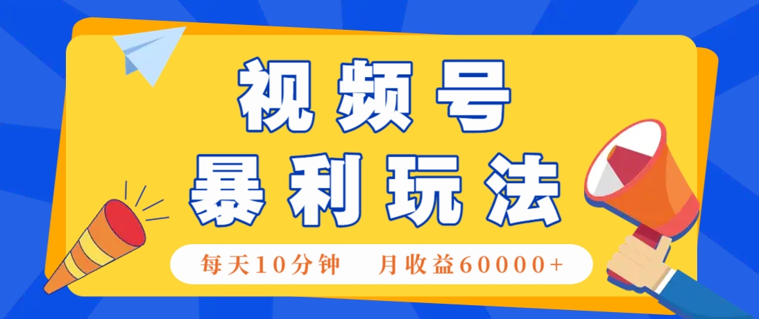 视频号AI赚钱法,每天只需10分钟,月入6万+!(超详细拆解)-星火轻创