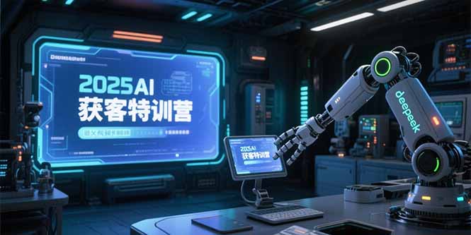 2025AI获客特训营，AI图文视频全制作，deepseek工具实操教学-星火轻创