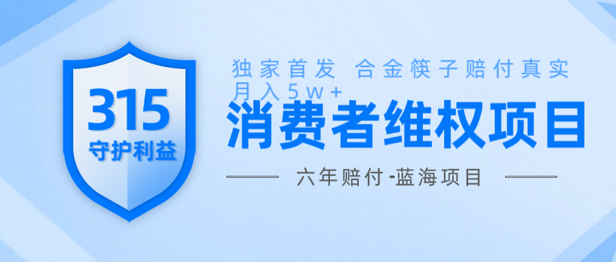 维Q赔付合金筷子玩法小白也能月入5w+风口项目实操-星火轻创