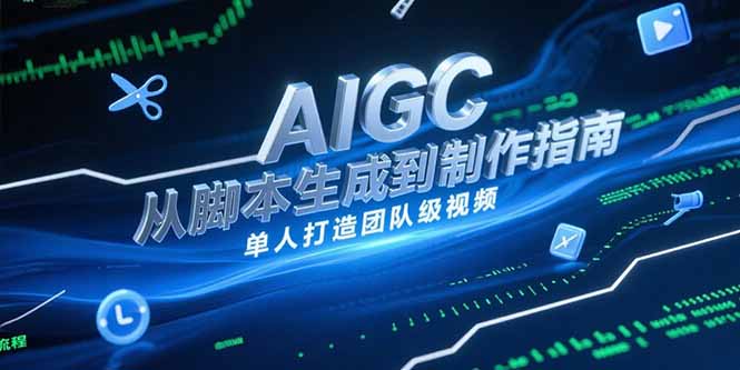 AIGC视频制作指南，从脚本生成到剪辑全流程，单人打造团队级视频-星火轻创