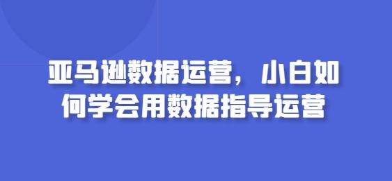 亚马逊数据运营，小白如何学会用数据指导运营-星火轻创