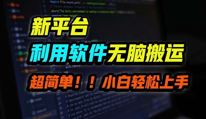B站平台用软件无脑搬运，月赚10000+，小白也能轻松上手-星火轻创