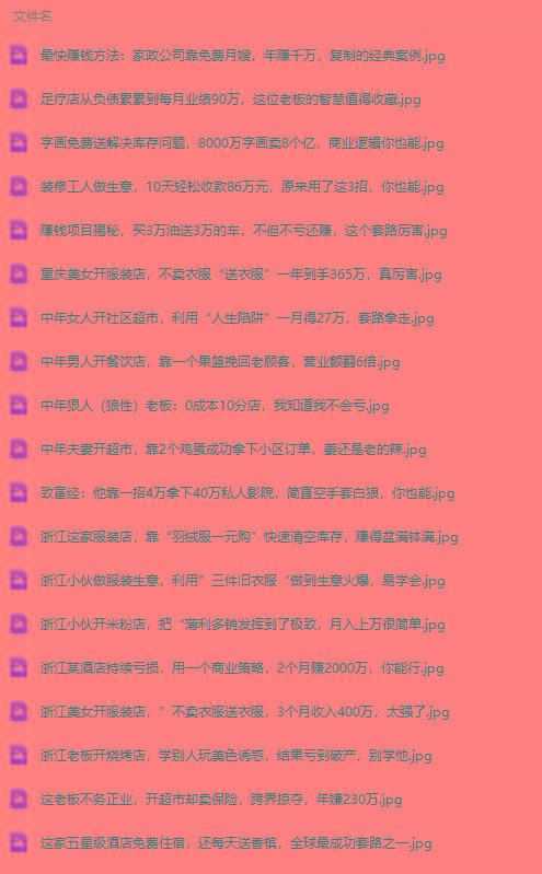 图片[1]-(9607期)真实有效391套商业模式，年入几十到几百万案例解析(电子书+视频+图文)-星火轻创