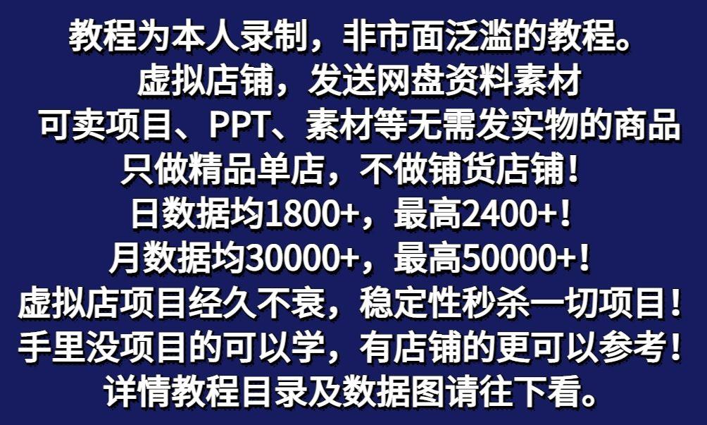 图片[2]-拼多多虚拟电商训练营月入50000+你也行，暴利稳定长久，副业首选-星火轻创