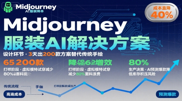 AI在服装领域的运用，使用midjourney做服装辅助企业降低成本-小艾项目网