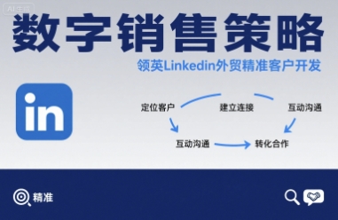 数字销售策略领英LinkedIn外贸精准客户开发-星火轻创