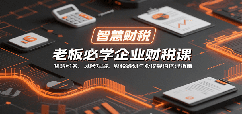 老板必学企业财税课:智慧税务、风险规避、财税筹划与股权架构搭建指南-星火轻创