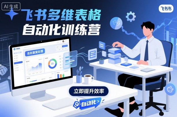 飞书多维表格自动化训练营，手把手教你告别重复处理，用多维表格开启高效办公新模式-星火轻创