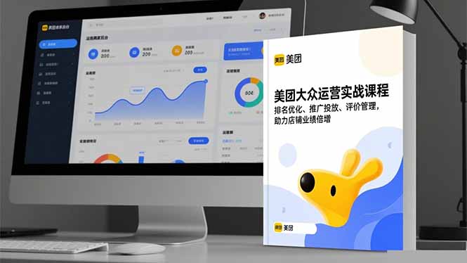 美团大众运营实战课程，排名优化、推广投放、评价管理，助力店铺业绩倍增-星火轻创