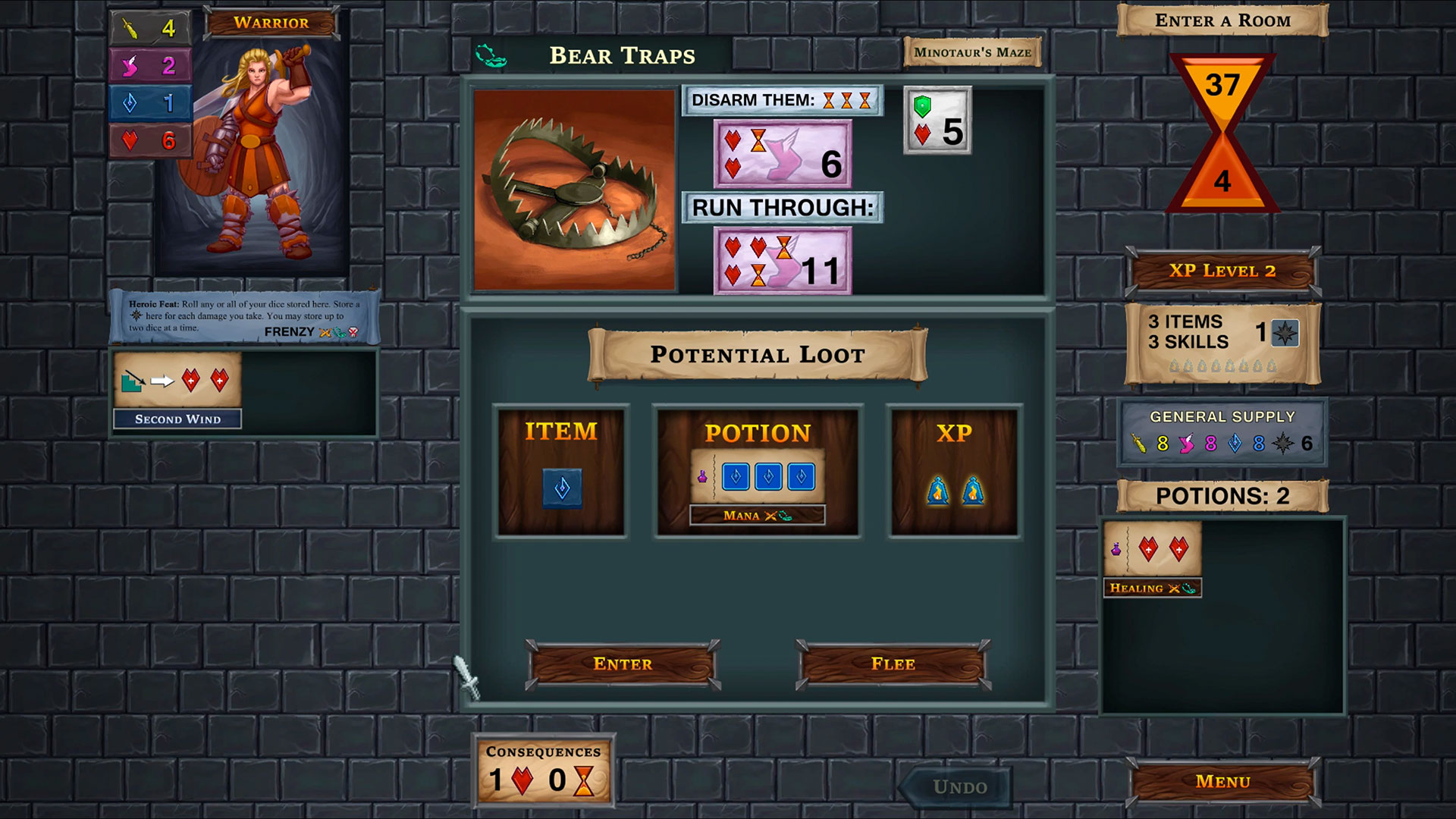 《单层地牢 One Deck Dungeon》Switch英文版NSP下载-星火轻创