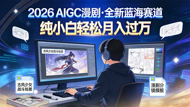 2026年全新蓝海赛道，纯小白轻松月入过万-星火轻创
