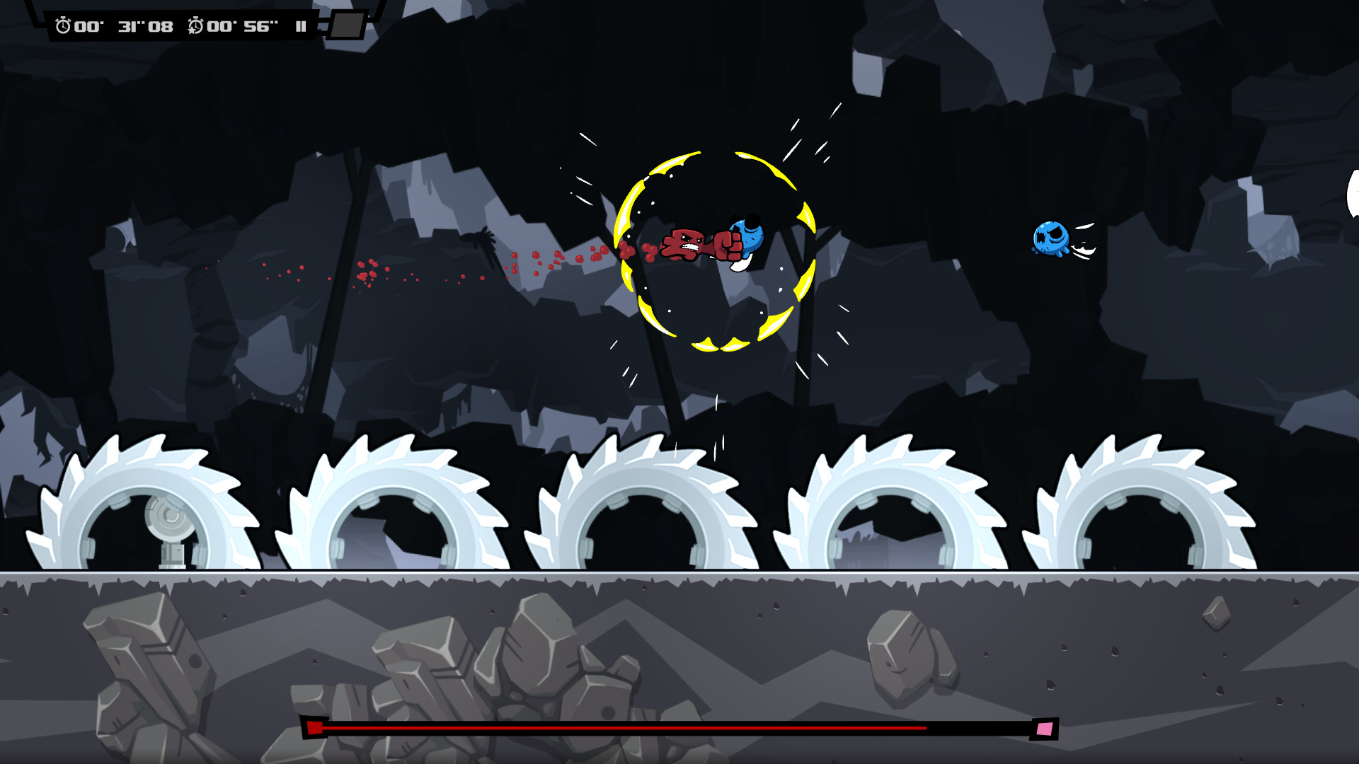 《超级食肉男孩:永无止境 Super Meat Boy Forever》Switch中文版NSZ下载 +v262144补丁-星火轻创