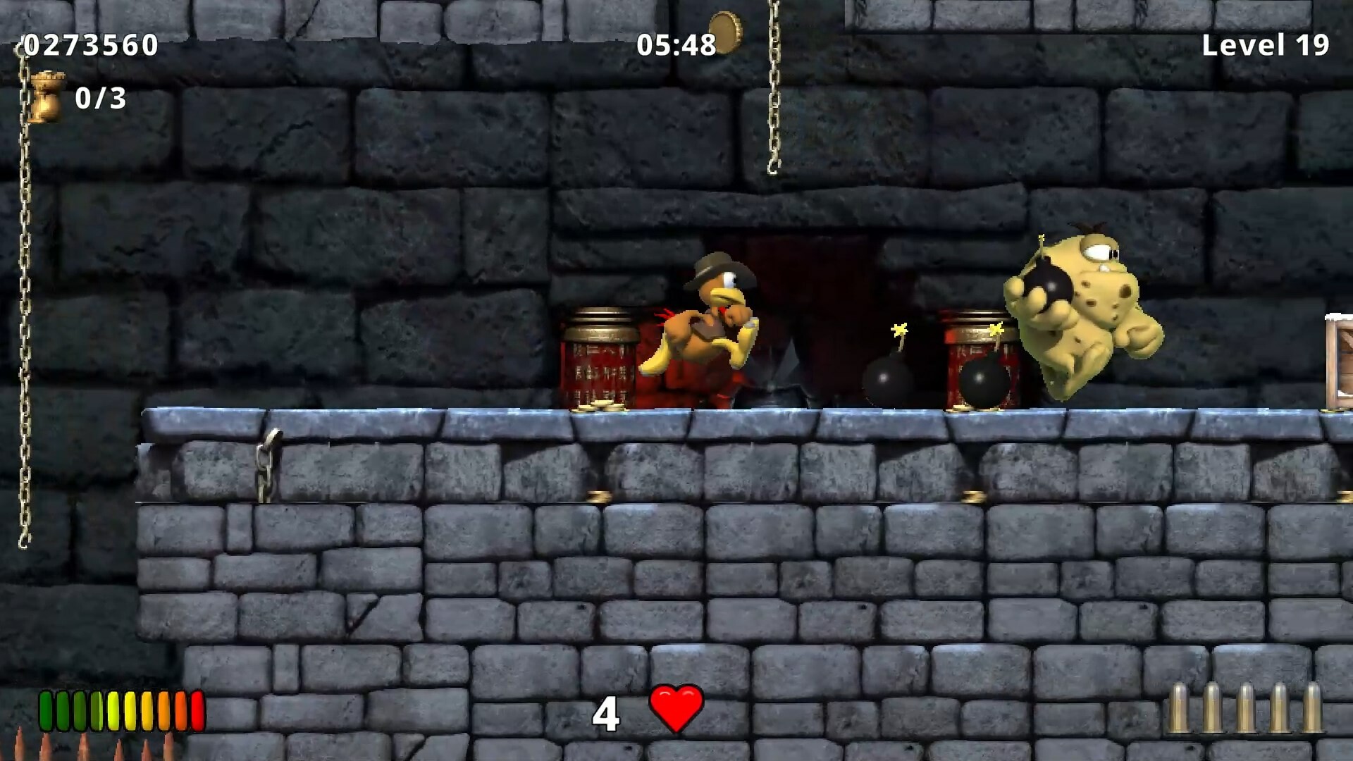 《怪鸡历险记 Moorhuhn Jump and Run Traps and Treasures》Switch英日文版NSZ下载-星火轻创