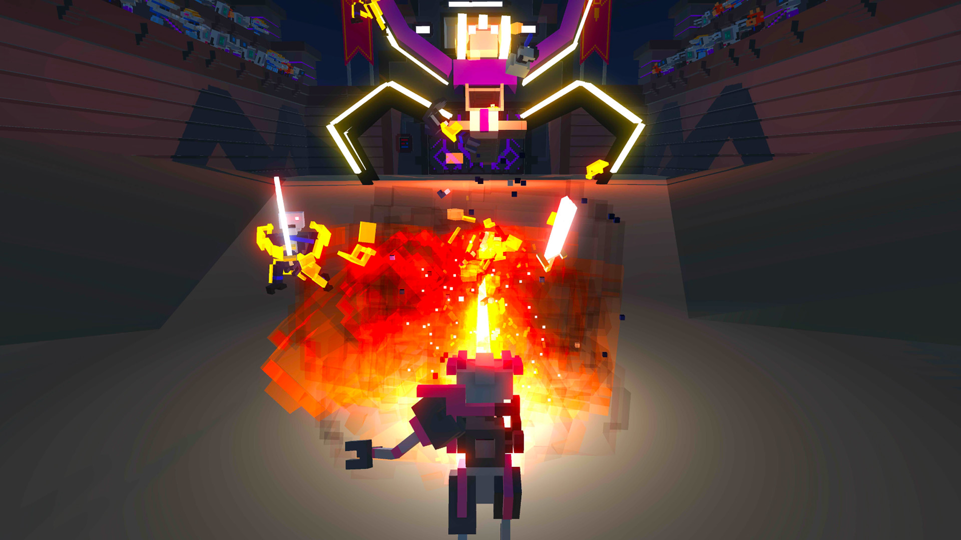 《机器人角斗场 Clone Drone in the Danger Zone》Switch美版中文NSZ下载 – 含1.7.0补丁-星火轻创