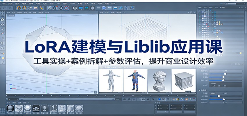 LoRA建模与Liblib应用课:工具实操+案例拆解+参数评估,提升商业设计效率-星火轻创