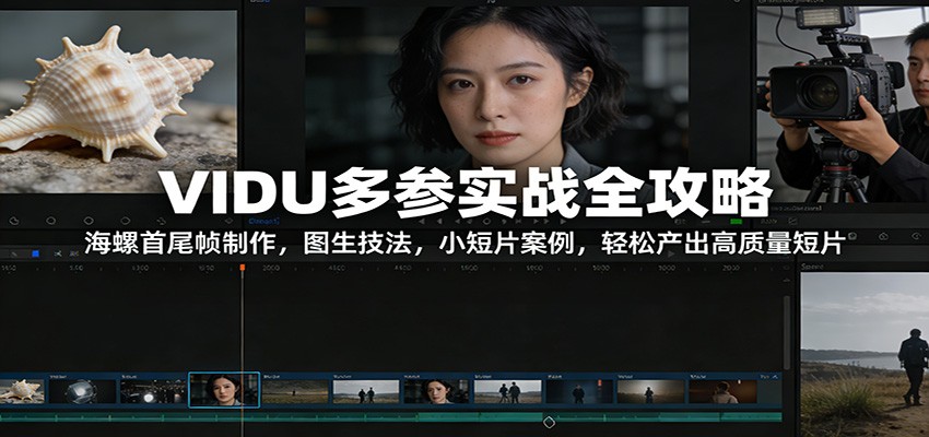 VIDU多参实战全攻略：海螺首尾帧制作，图生技法，小短片案例，轻松产出高质量短片-星火轻创