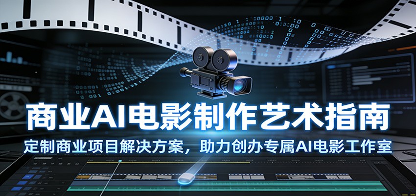 商业AI电影制作艺术指南:定制商业项目解决方案,助力创办专属AI电影工作室-星火轻创