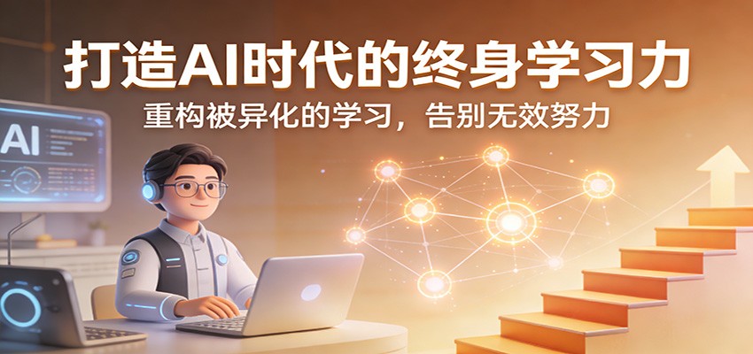 打造AI时代的终身学习力:重构被异化的学习,告别无效努力-小艾项目网
